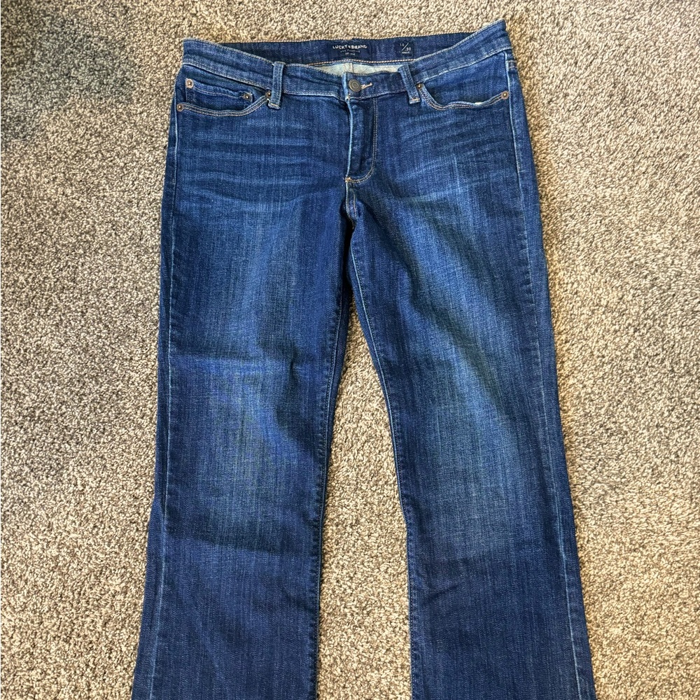 Lucky Brand Women's Size 10/30 ankle, sweet boot Denim Jeans Blue